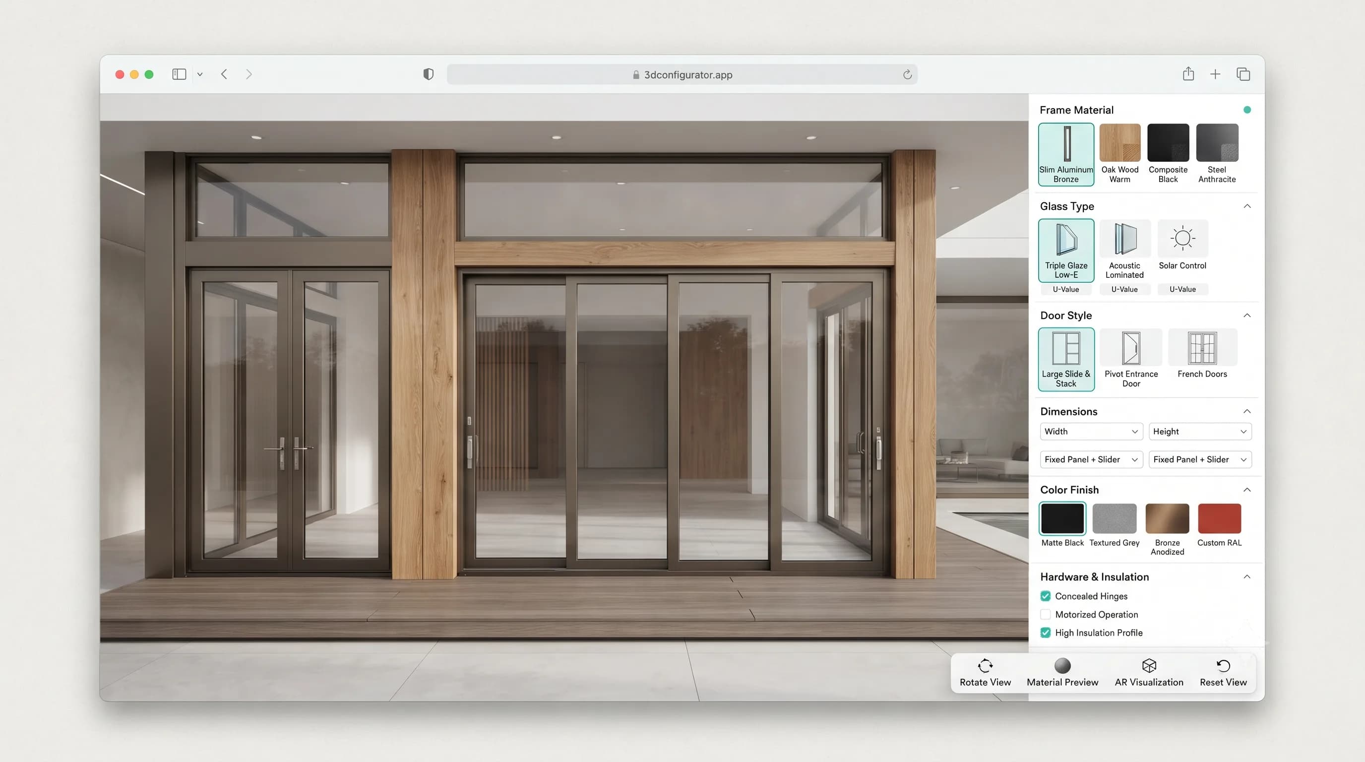 Building Materials Configurator Hero