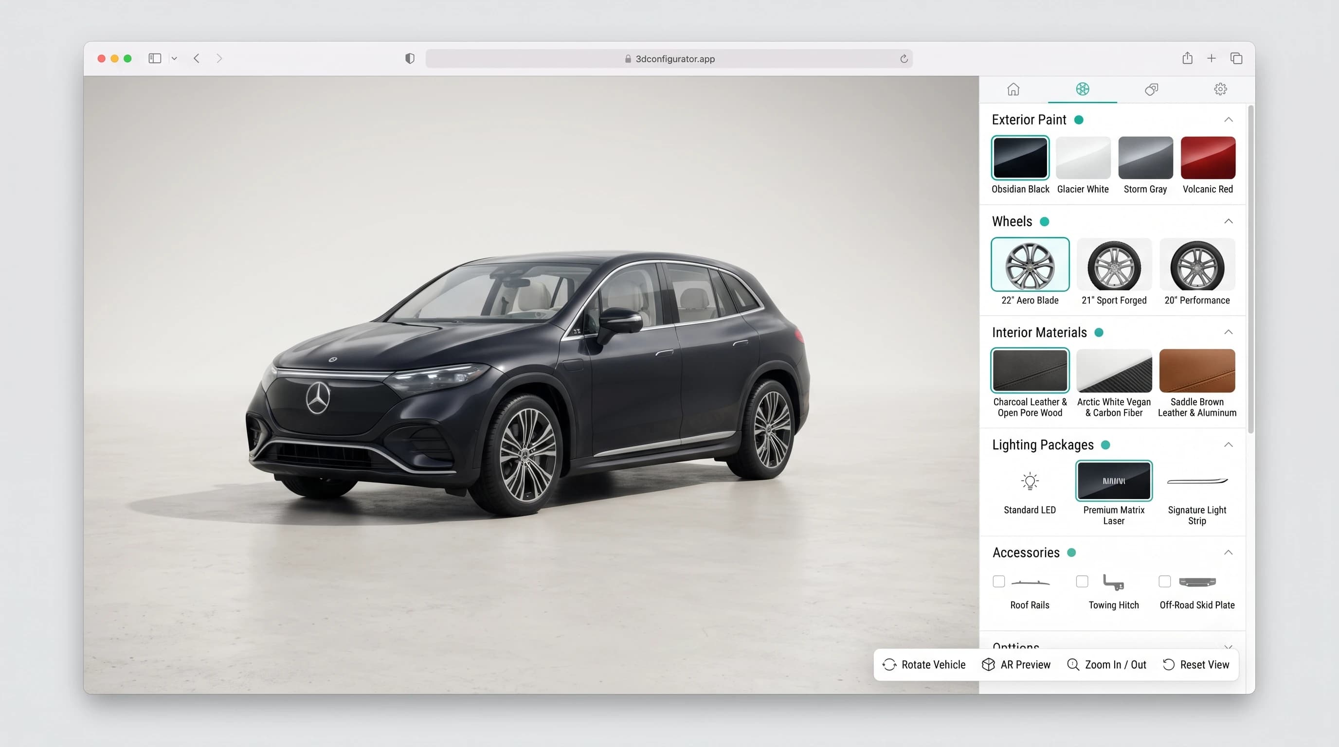 Automotive Configurator Hero