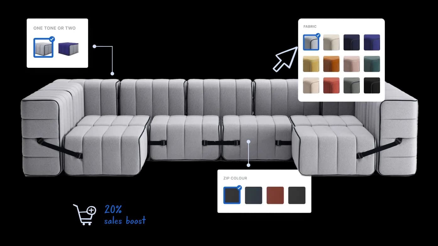 Real-Time Sofa 3D Configuration