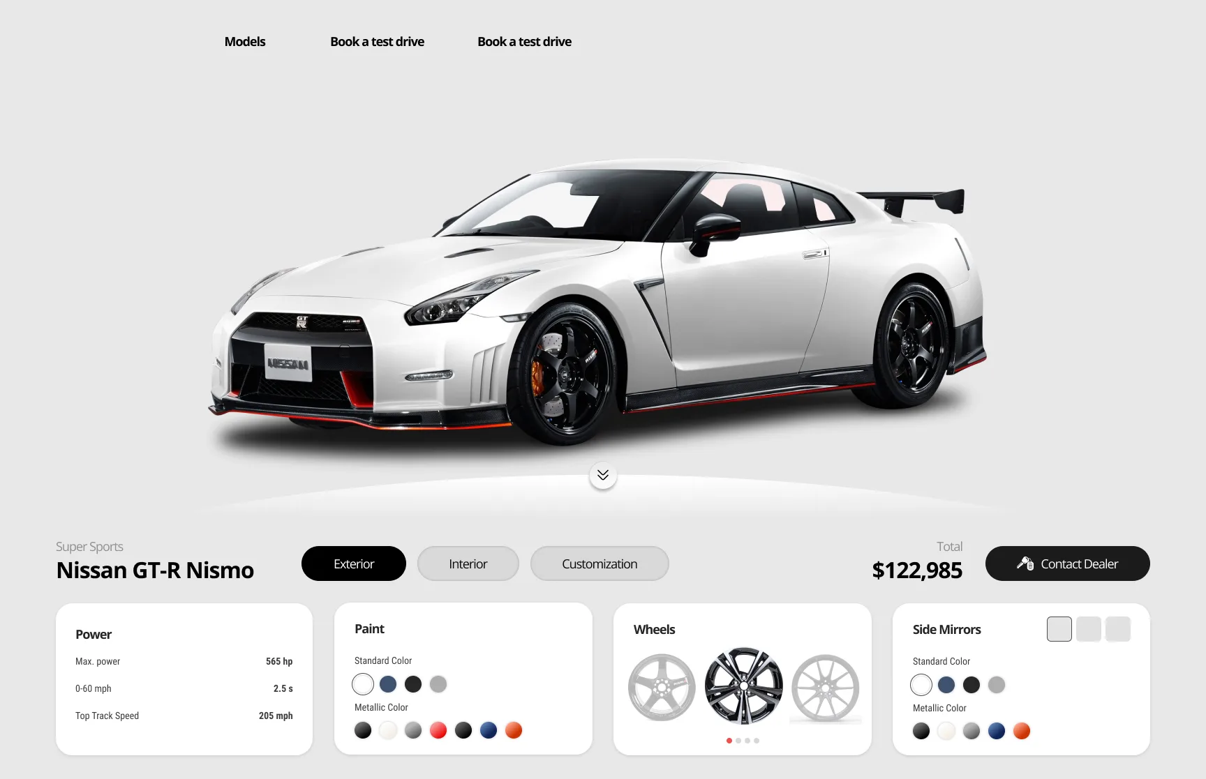 Automotive Configurator Hero