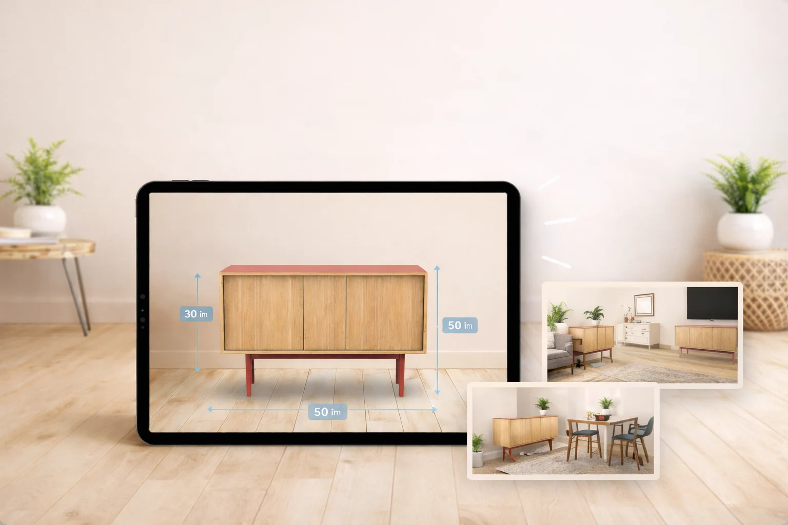 Accurate dimensions and space planning